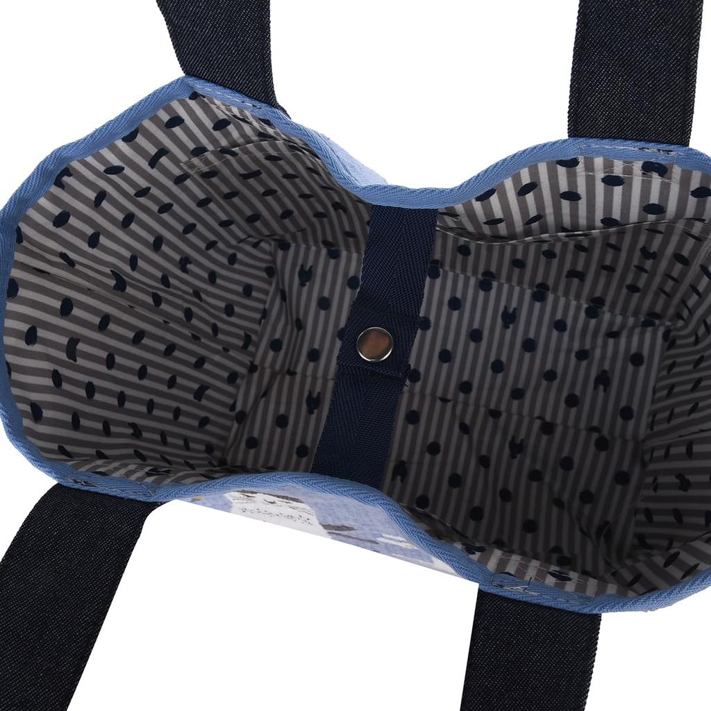 Kusguru Japan Mokemoketto Mini Tote Bag, Dames, 236677, Blauw