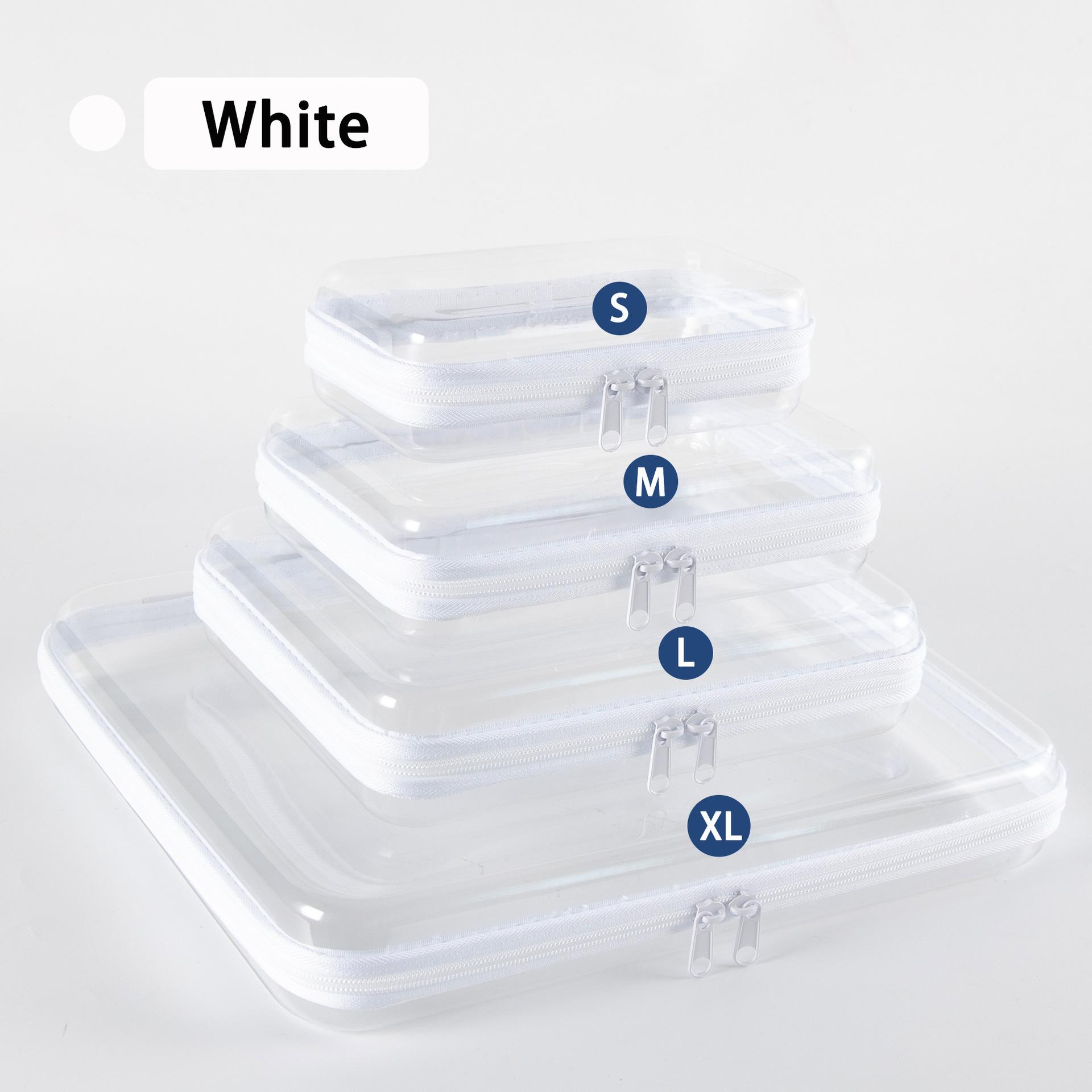Super Factory Cheap Price Storage Case Custom LOGO Transparent Storage Case S-19*10*5cm белый
