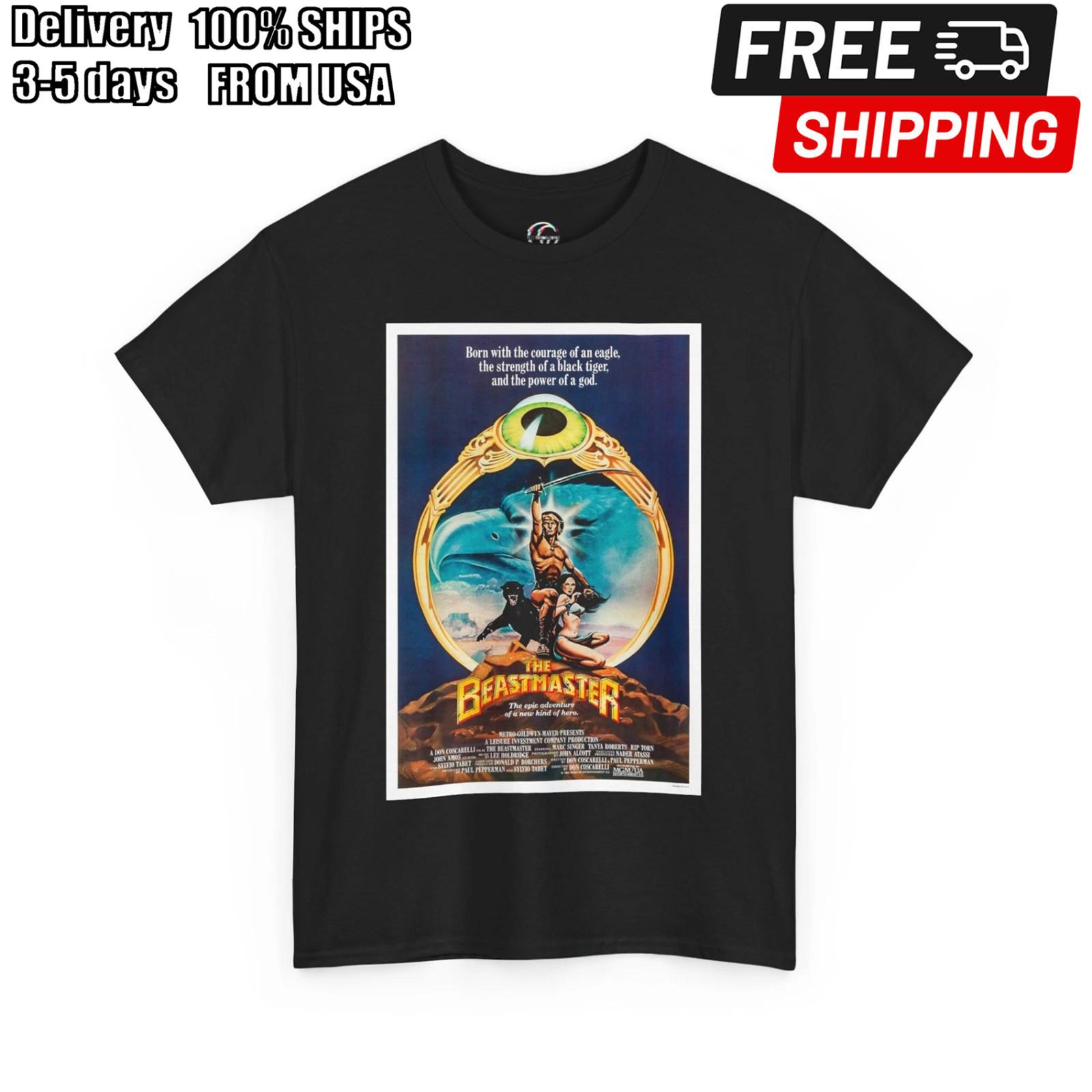 The Beastmaster Vintage Movie Poster T-Shirt For Men & Women L