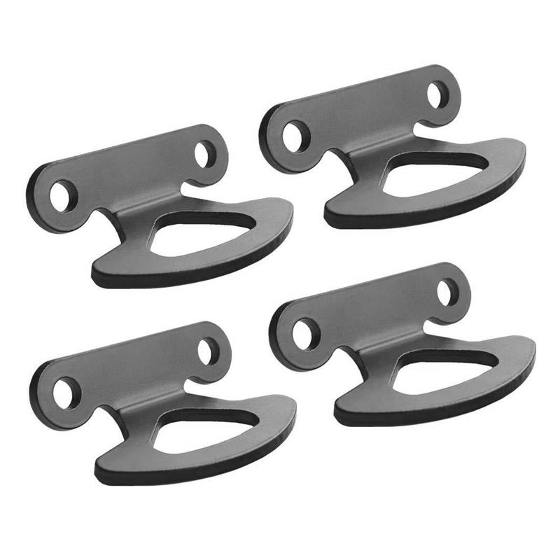 4 Pcs Trailer Chain Hooks Car Accessories Pickup Truck Cargo Tie Down Anchors Gadgets
