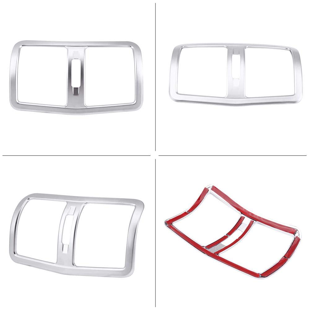 Qiilu Vent Cover Trim Car Frame Cover Rear Air Conditioning Outlet for Benz E-Class W212 12-15 Decorative Interior Panel