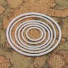12Pcs Plastic Ring for Dreamcatcher 16Cm White Craft Hoops DIY Mandala Wall Hanging Decorative Accessories