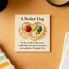 Portable Pocket Hug Mini Teacher Token Teacher Pocket Hug Token Gift Love Heart Shape Appreciation Keepsake Thank You Pocket Hug