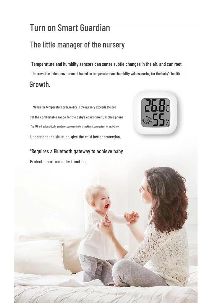 Zigbee Bluetooth Temp & Humidity Sensor - Home Assistant Compatible