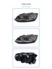 11-18 VW Polo Headlight Assembly: Dual Projector, Flowing Turn Signal, Daytime Running Lights