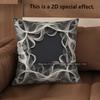 2D Modern Abstract Pattern Digital Print Pillowcases Pattern Cushion Cover Suitable For Sofa Bedroom Car Pillow Cover