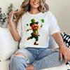 Leprechaun Baby Tee, St. Patrick's Day Feeling Lucky Cropped Tee, Trendy Retro Irish Baby Tee