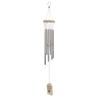 Pet Memorial Wind Chimes Wooden Outdoor Sympathy Wind Chimes Dog Memorial Remembrance Gifts with Thickened Aluminum