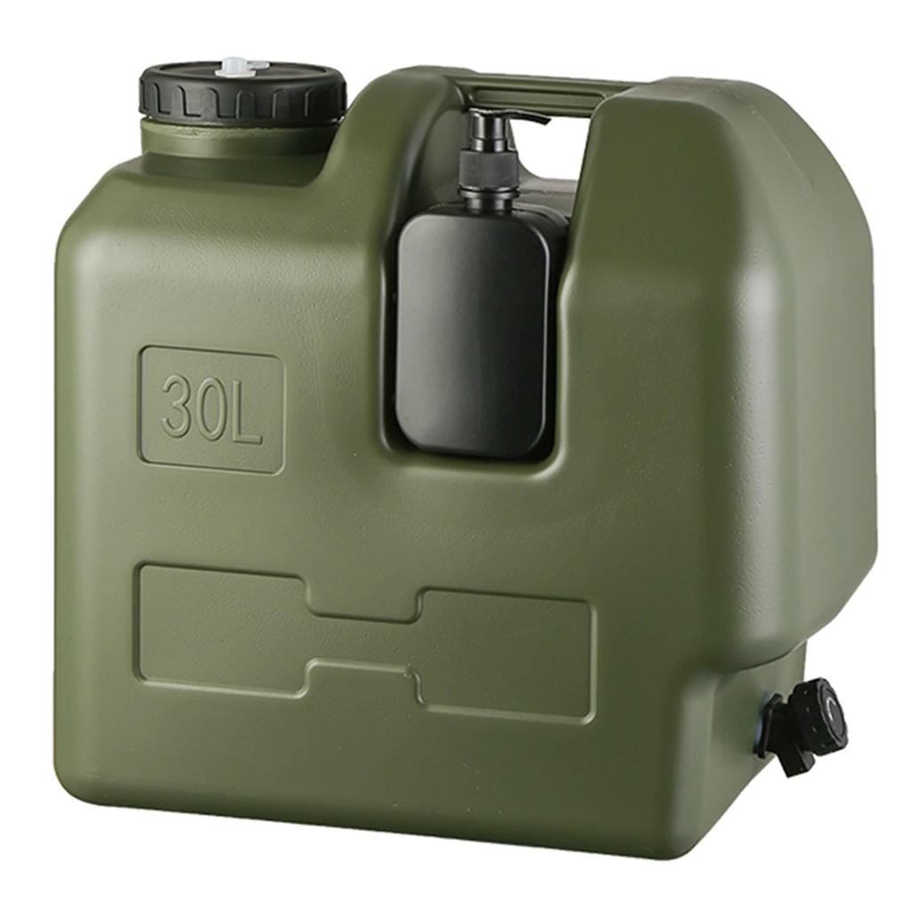 15/30L Tragbarer Camping-Wasserkanister mit Hahn und Seifenspender Wassertank BPA-frei Wassertank zur Aufbewahrung für Outdoor-Camping Wohnmobil.