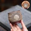 111ml Yixing Purple Sand Teacup Aesthetic Tea Bowl Single Cups Tea-tasting Smelling Cup Chazhan Master Cups Tea Items Collection