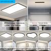 Ultra-Thin Minimalist High-Brightness Modern Ceiling Light Set with Anti-Blue Light for Bedroom and Guest Room