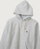 Reverse Weave Blu-Tack C Logo Oversized Fleece-Lined Hoodie Silver Grey