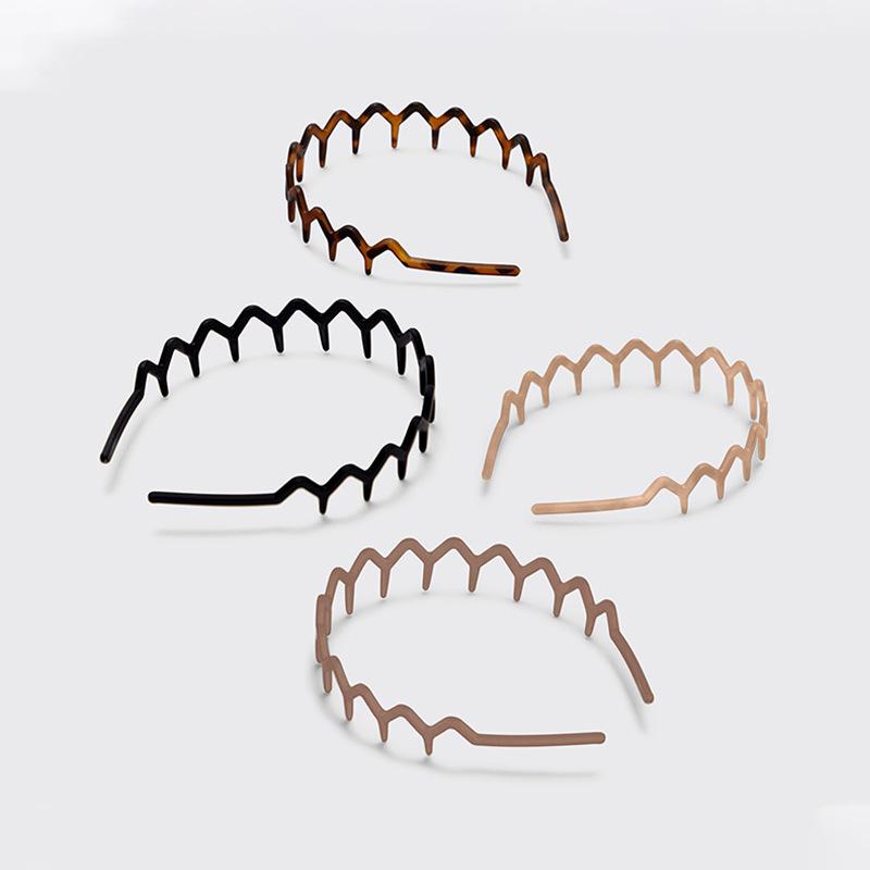 Women's Retro Non-slip Solid Color Headband with Bangs - High-end Christmas Jewelry