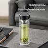 Double-Wall Glass Tea Infuser Bottle