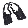 Double Shoulder Armpit Bag Vintage PU Leather Multi Function Underarm Wallet Holster Bag for Men Outdoor Phone