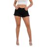 Colorful Ripped Fringe Hem Shorts In Stock