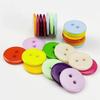 100 Stück 11,5 mm Farben Doppelauge Brotknopf Runde Harz Nähknöpfe DIY Scrapbooking Mehrfarbig