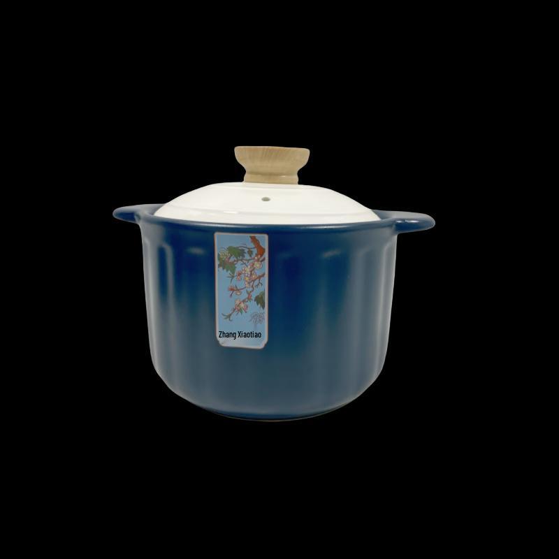 Zhang Xiaoquan Blue Rhythm Porcelain Pot 4.2L