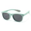 Fashion Square Children Sunglasses Baby Sunshade Silicone TPEE Frame Glasses Girl Boy Outdoors Polarized Shades UV400 3-12 S