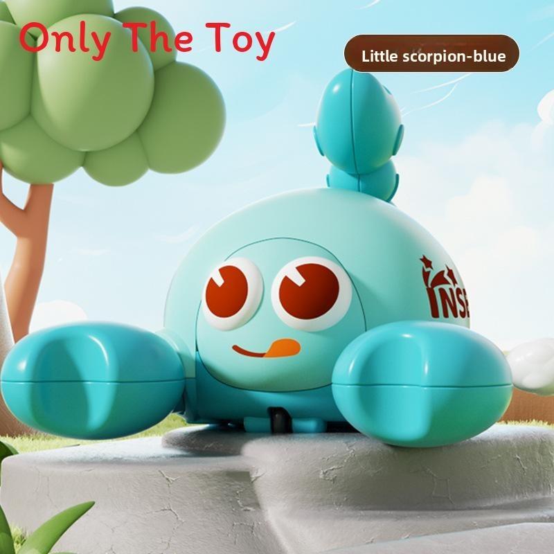 Dinosaur Toy For Babies With Chaindriven Push And Crawl Learning For Toddler Development