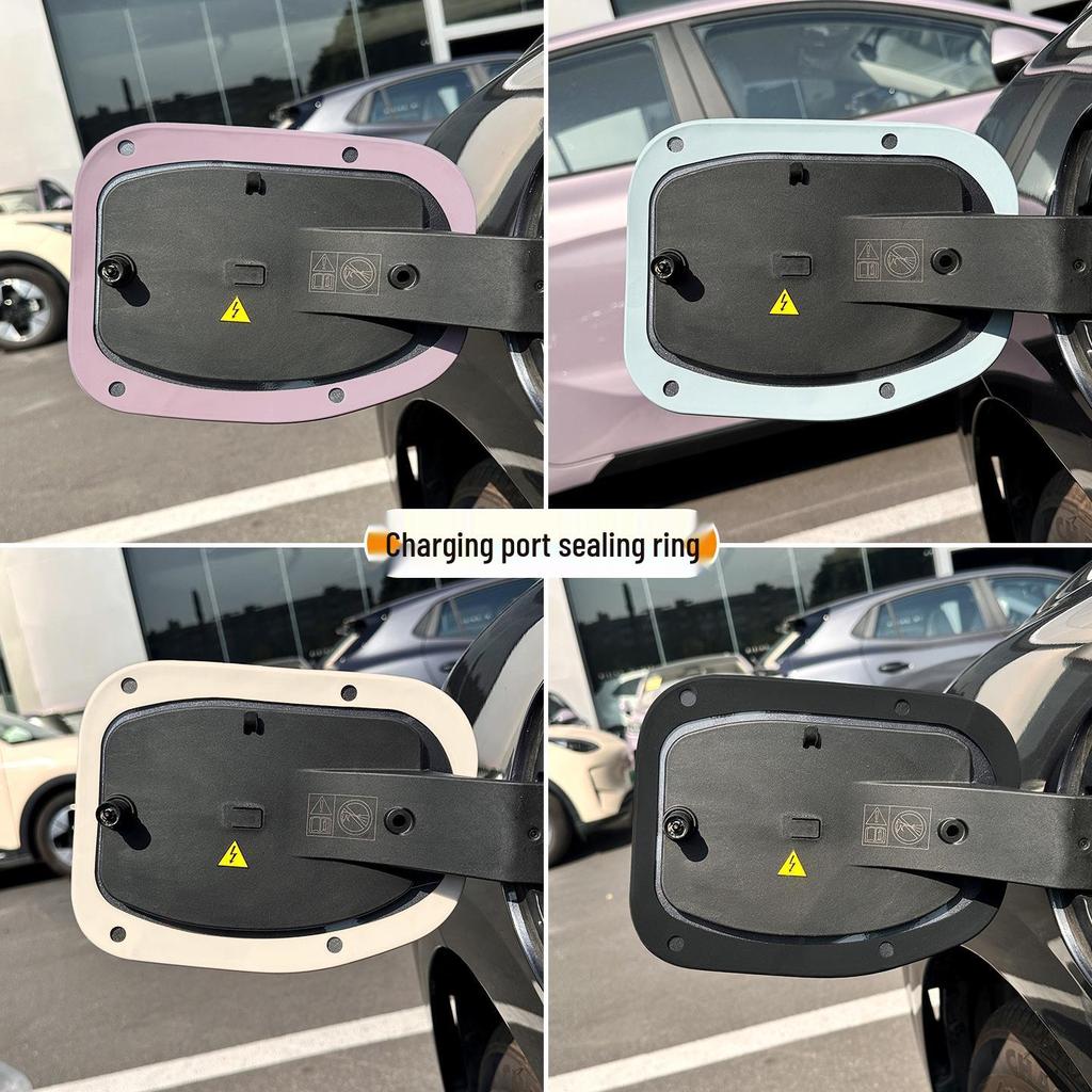 MG4 Charging Port Sealing Ring: Rainproof Rubber Strip for Car Interior Decoration and Modification, Compatible with 26 MG Models.