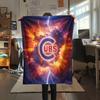 Chicago Cubs2 Flannel Blanket, High quality Comfortable for All Seasons, Home Decor, Warmth and Comfort