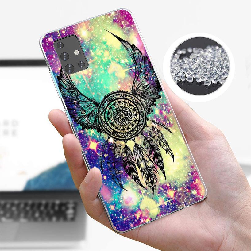 Retro Feather Dreamcatcher Phone Case For Samsung Galaxy A52 A32 A22 A12 A02S A50S A30S A51 A31 AA71 Note 20 Ultra 10 S10 Plus G