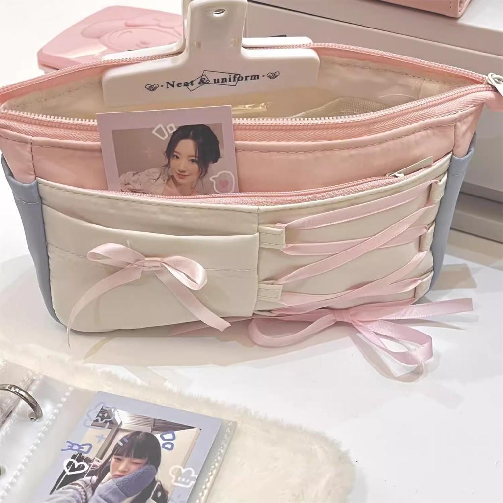 Balettfjäril Rosett Pennfodral Med Stor Kapacitet För Studenter Och Kontorsförvaring