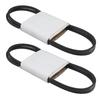 2 Pcs Drive V-Belt 71-9450 117-1018 Compatible with Toro Lawn Mower 20353 20355 20357 20809 Garden Tractors 20350 20351