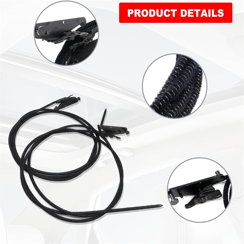 Kit di Riparazione Cavi Vetro Tetto Apribile Cabina Equipaggio + Assemblaggio Binario Per Ford 2015-2020 F150