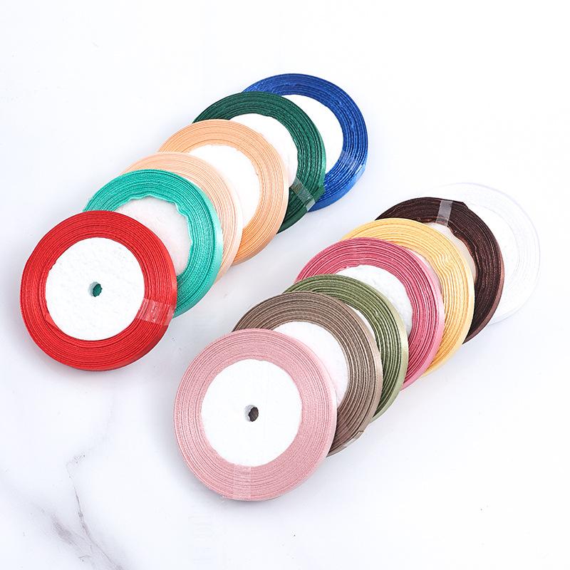 Polyester Satin Ribbon Ribbon Tie Hair Decorations Braided Hair Bow DIY Decorative Baking Cake Flowers Tied Webbing Fine Ribbon Home Decoration