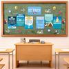 Zonon 31 Pieces Science Classroom Decoration Science Bulletin Board Set Scientist Posters Banner Classroom Wall Decoration Scientist Lab Cutouts for