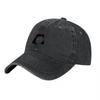 Black Bear Logo Washed Canvas Baseball Cap with Minimalist Design and Soft Comfort Fit for Everyday Wear