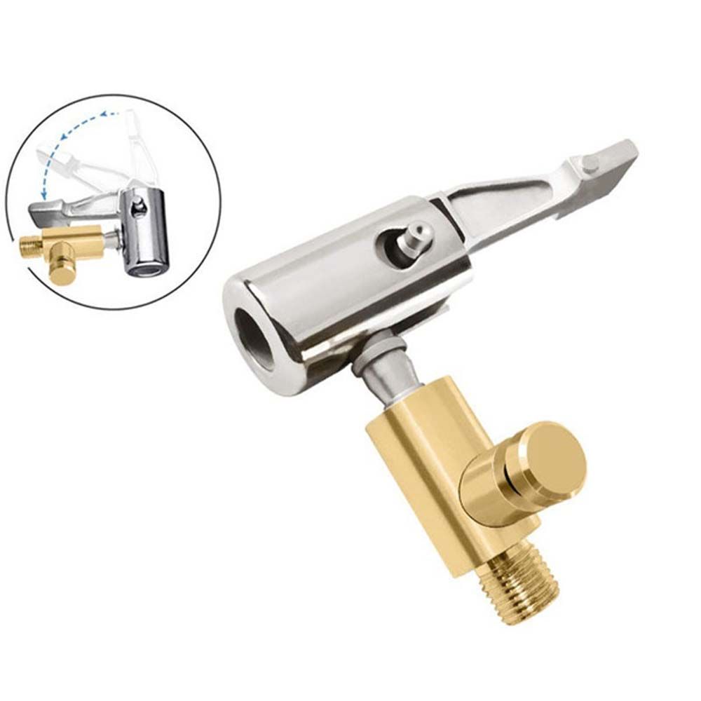 Inflator Pump Valve Connector Car Tire Inflatable Air Pump Car Tire Air Chuck Inflatable Pump Valve