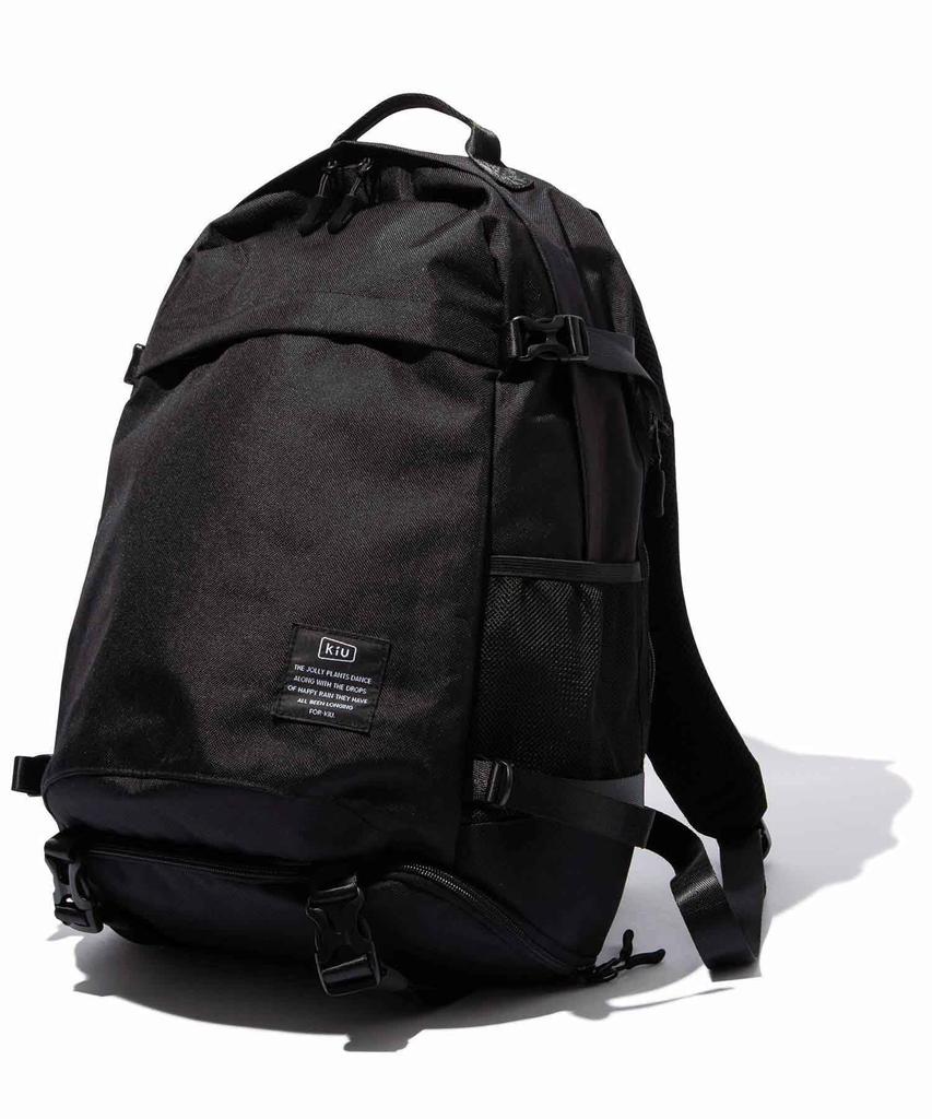 KiU 600D Backpack Large Capacity 22L Backpack with Shoe Pocket Perfect for Black - Water-repellent, Waterproof, - Commuting, School, Outdoors,