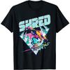 Shred Shirt Vintage Freestyle Skiën 80s Kostuum Retro Skiën T-shirt