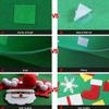 DIY Felt Christmas Tree Set with Detachable Ornaments Kids Wall Hanging Xmas Gifts for Christmas Decorations New Year Gifts