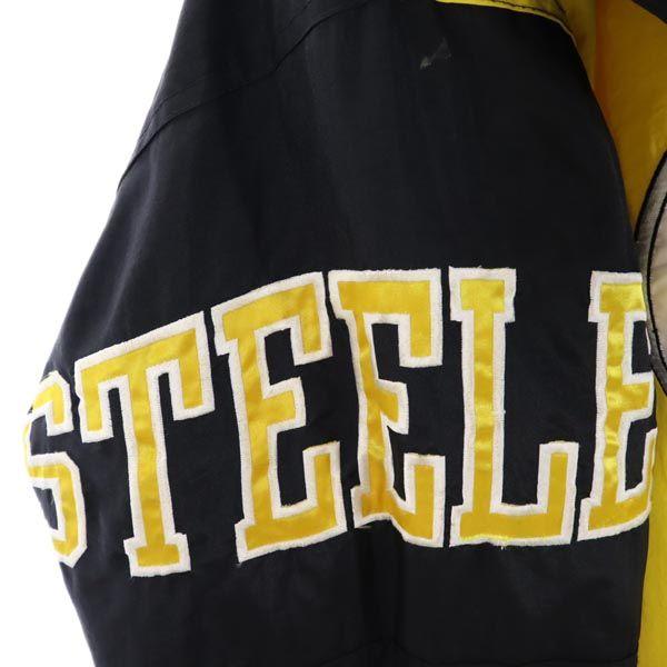 STARTER 90s NFL Pittsburgh Steelers Back Logo Embroidery Nylon Jacket Men's Used