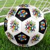 1 Stück Bunter Joyride Kreativität Kunst Fußball Größe 5 Fußball Maschinengenäht Indoor/Outdoor Universeller Fußball Geschenk W115