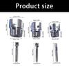 Pipe Threading Tool, PVC Pipe Threader 1/2'' 3/4'' 1'' Internal & External Pipe Threading Tool for Water Plumbing