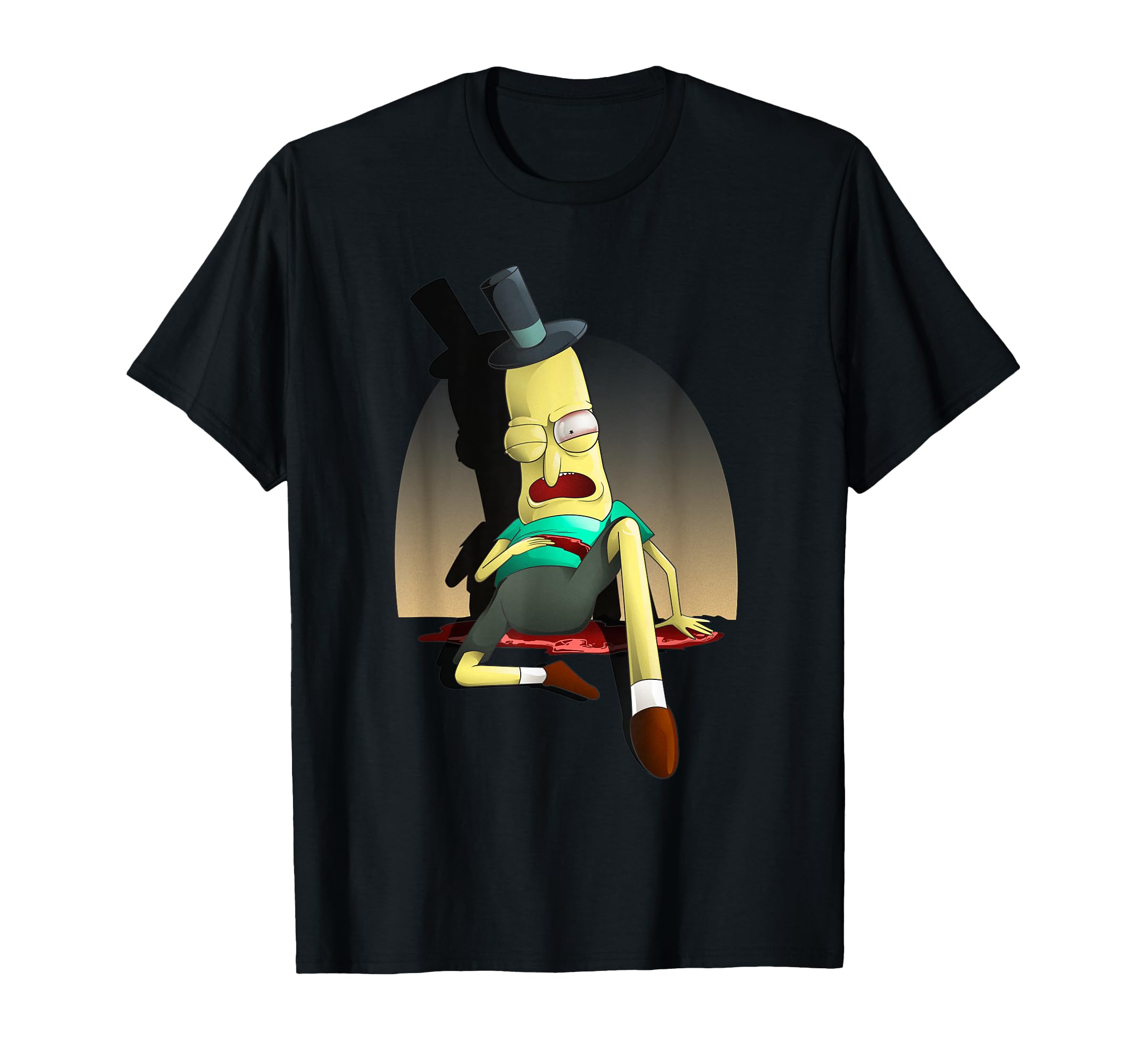 

Mademark x Rick and Morty - Rick and Morty Shirt Mr. Poppy Butthole Get Shot T-Shirt