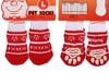 Four Seasons High-Quality Non-Slip Pet Socks for Small Dogs - Cotton Foot Covers for Teddy Dogs