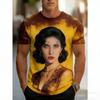 Fashion Tattoo Nun 3D Printed T-Shirt For Men Cool Pattern Tees Summer Casual Round Neck Short Sleeve Tops Street Tee Shirts