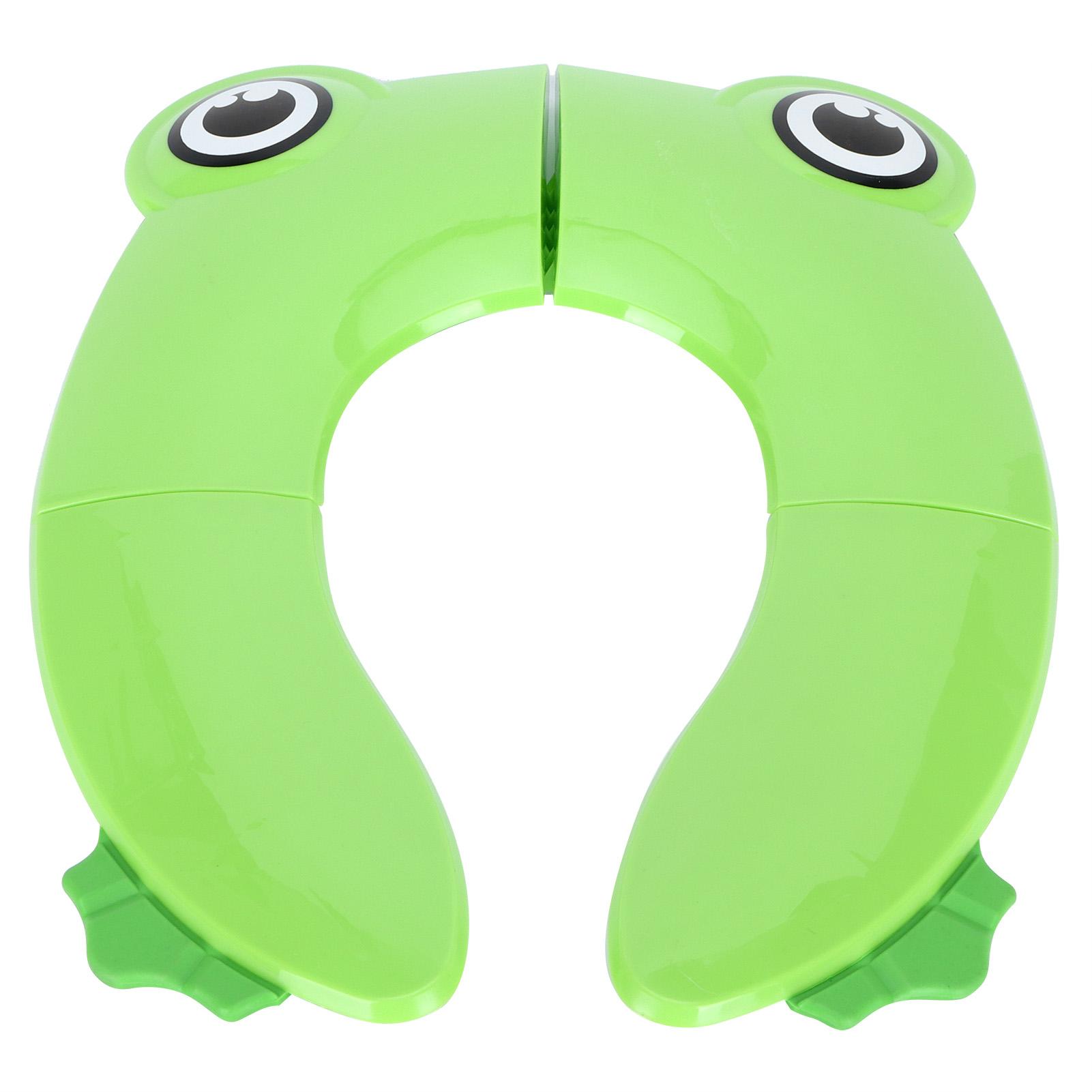 

Folding Potty Seat Pad Portable Baby Toddler Toilet Training Seat Non Slip Pad for Travel Green