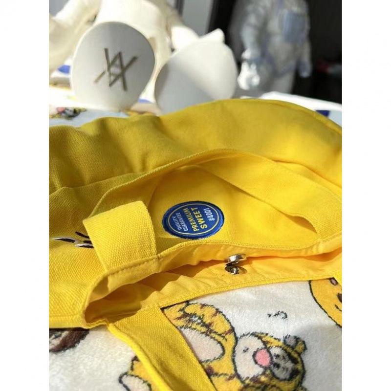 Çocuksu Muz Kutusu Kanvas El Çantası: Anneler ve Ofis Çalışanları İçin Kullanışlı Bez Çanta