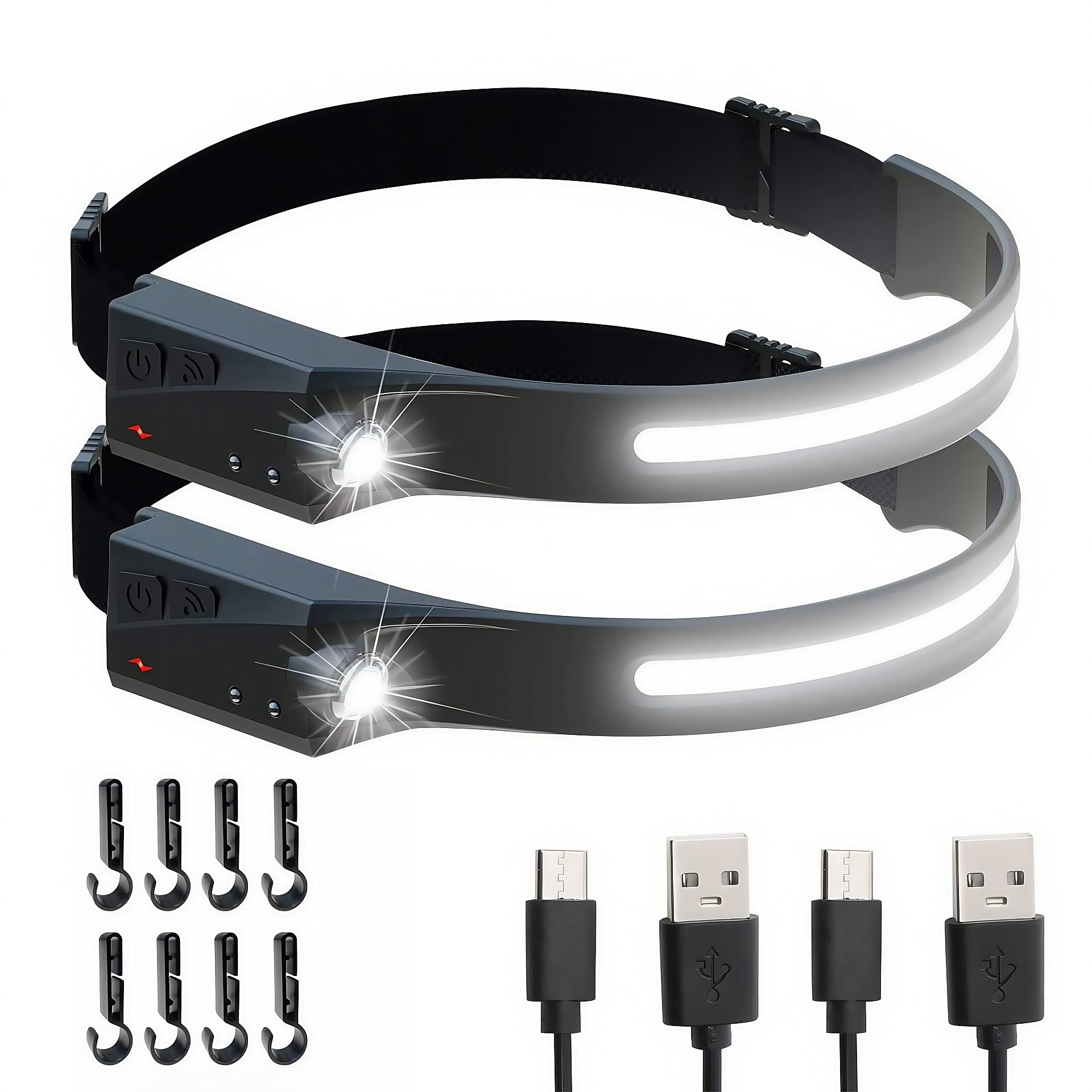 

Fay Bless Rechargeable 350 Super 1200mAh High Waterproof and for and with 5 Flashing Modes Headlamp, Lumens, Bright, Capacity, Dustproof, Camping,