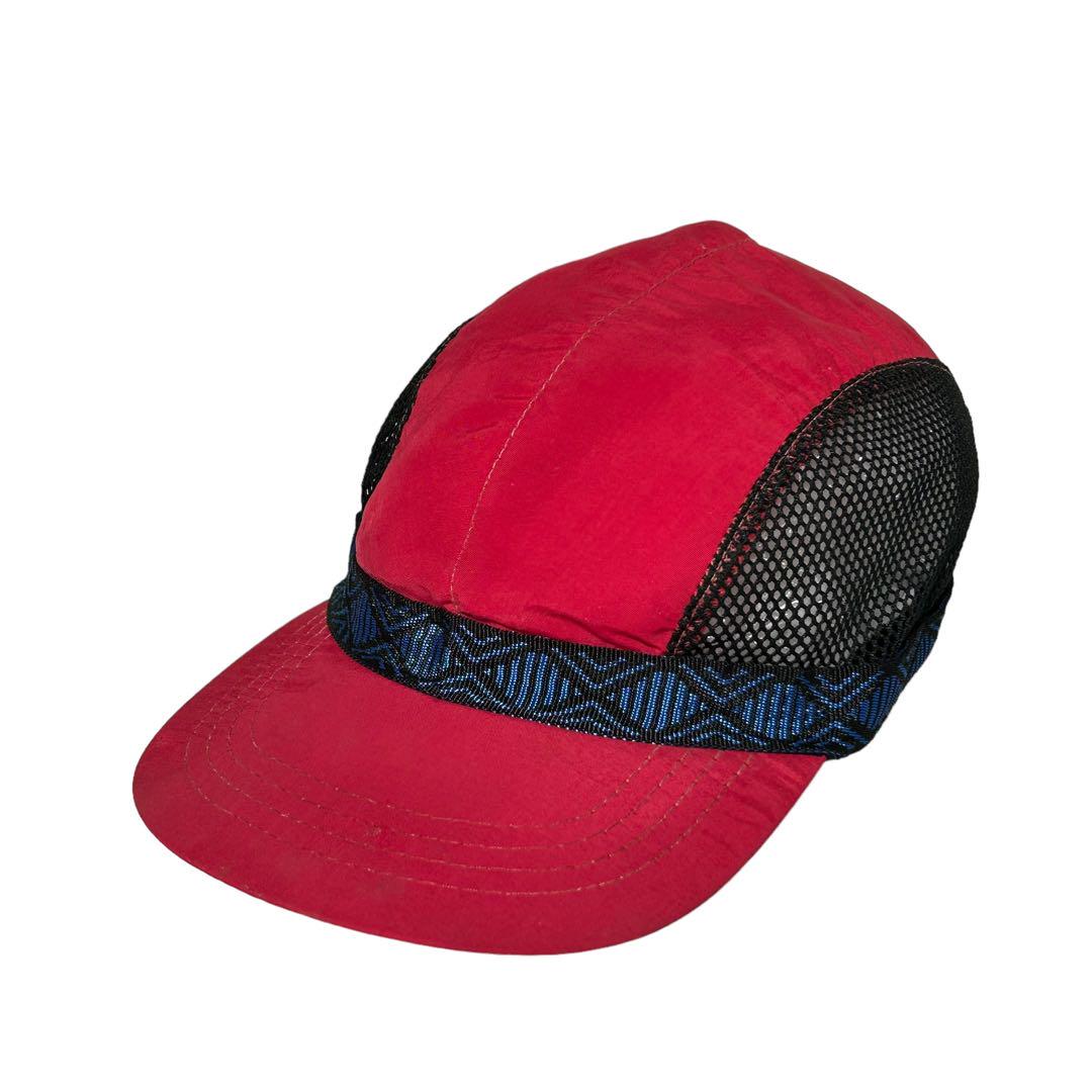 

[USED] 90s LL Bean Side Mesh Camp Cap, Made in the USA, Size XL