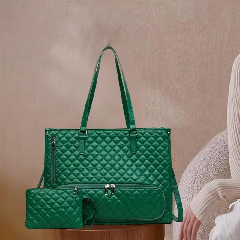 

Portable Lunch Tote Bag For Women Multi Purpose Insulated Lunch Shoulder Pouch Makeup Bag Durable Waterproof Travel Bag 2025 New 43X16X31CM