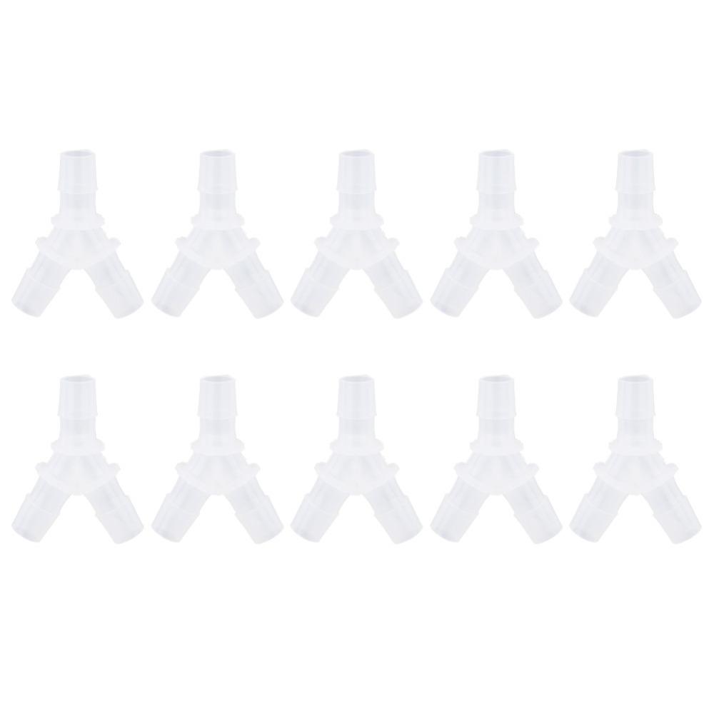 10PCS Multiple Sizes Y Type Connector Transparent Aquarium Air Pump Junction  Air Pump