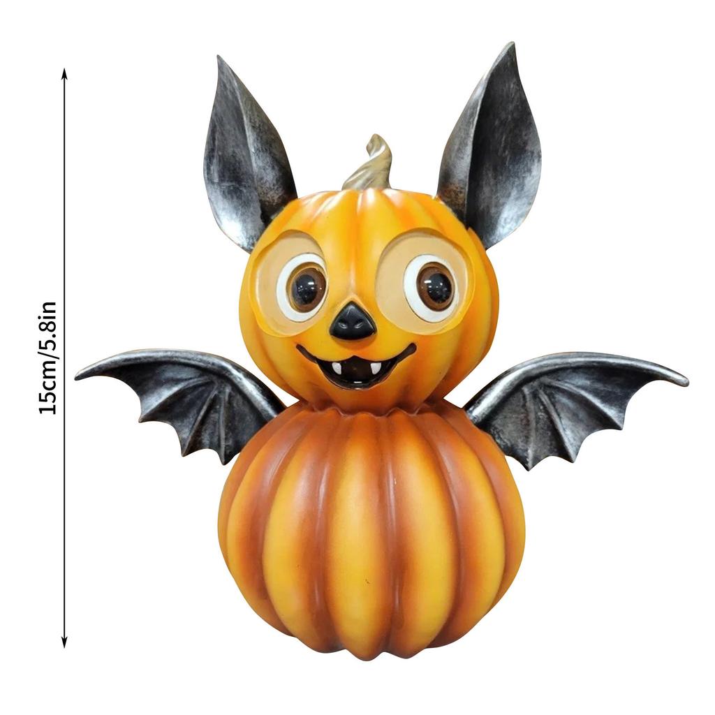 Halloween Pumpkin Statue Decoration Pumpkin Freak Layout Props Living Room Ornaments Festivel Party Cute Statue Decor